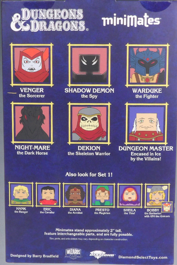 DUNGEONS & DRAGONS VILLAINS MINIMATES BOX SET