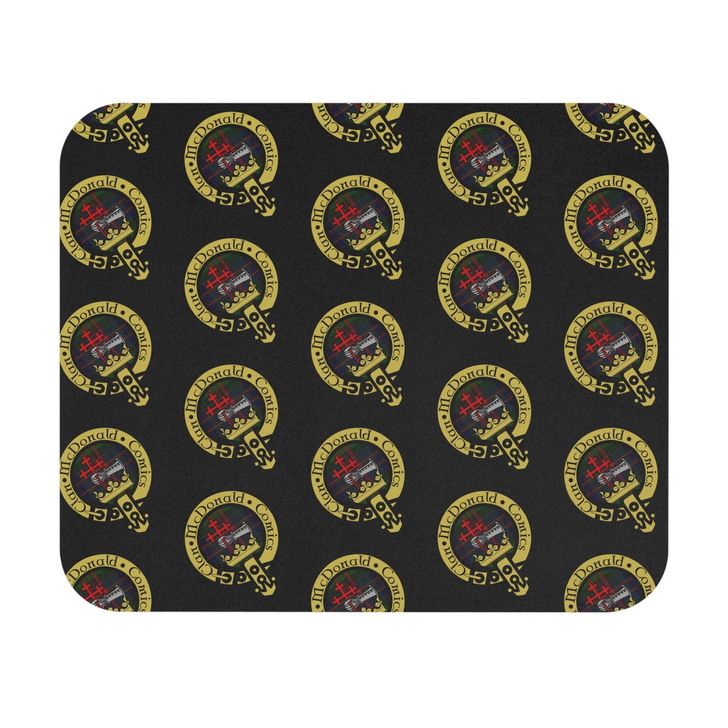 Clan McDonald Comics Mouse Pad (Rectangle) - Black