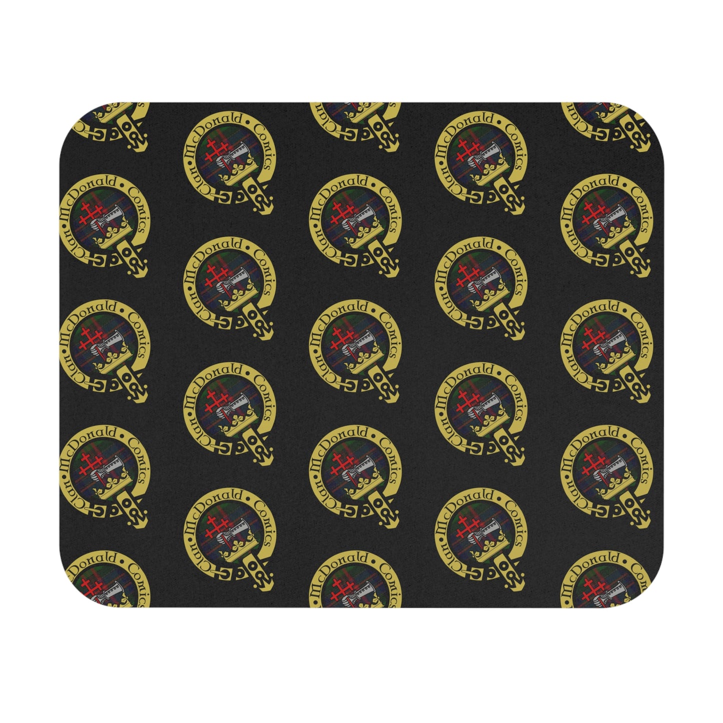 Copy of Clan McDonald Comics Mouse Pad (Rectangle) - Black