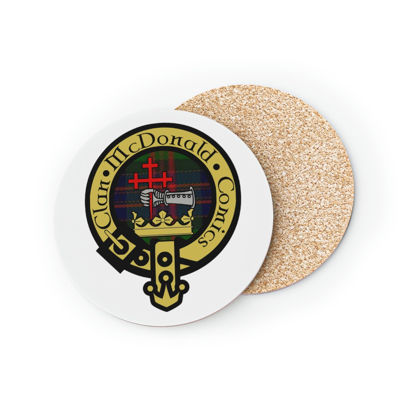 Clan McDonald Comics Coasters - White