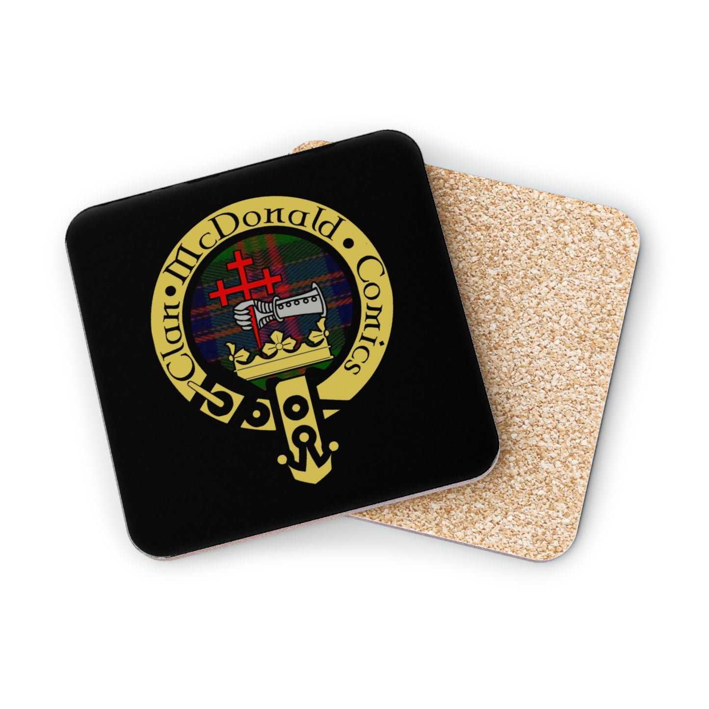 Copy of Clan McDonald Comics Coasters - Black