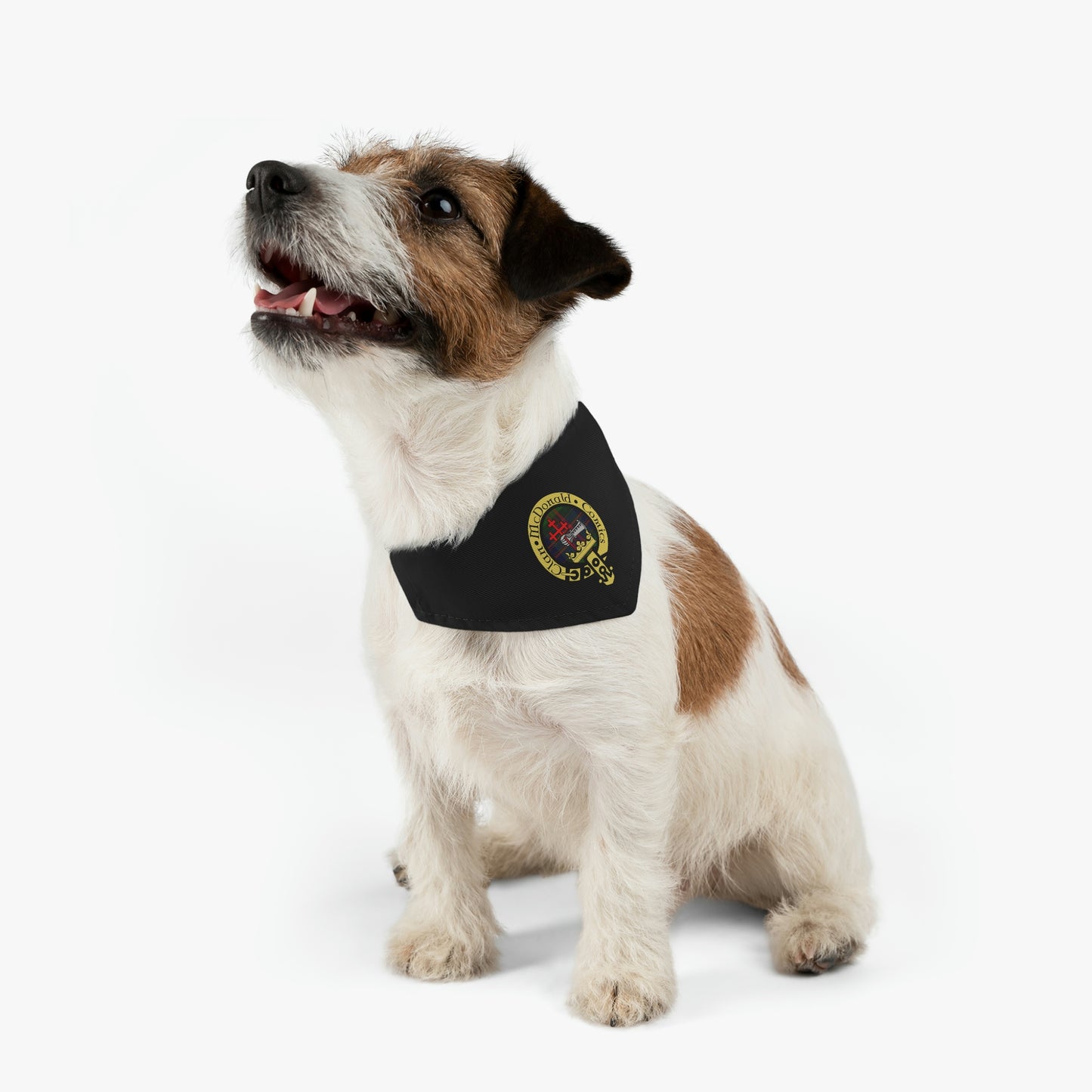 Clan McDonald Comics Pet Bandana Collar - Black