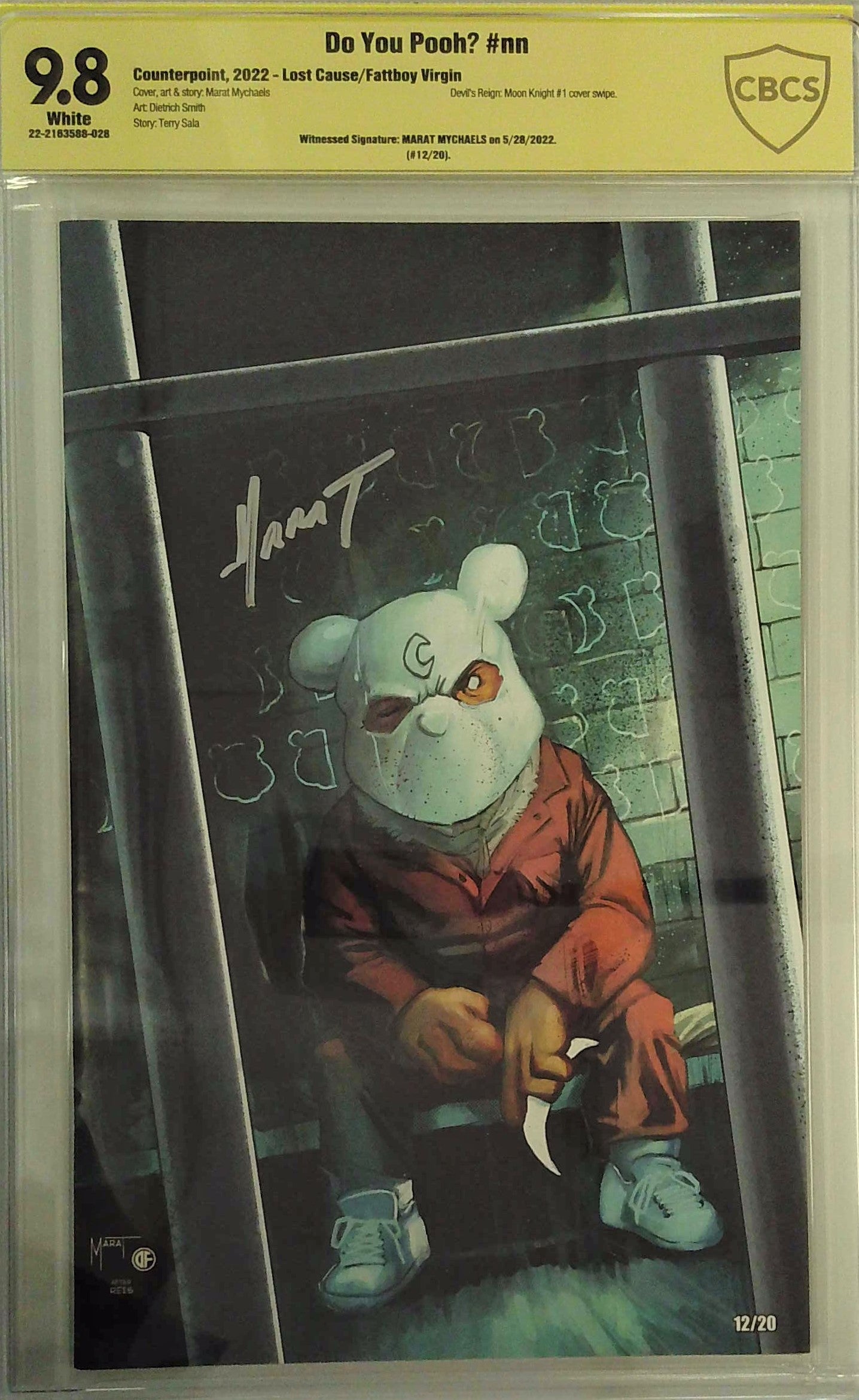 Do You Pooh? #nn Pooh Knight CBCS 9.8 Yellow Label Marat Mychaels