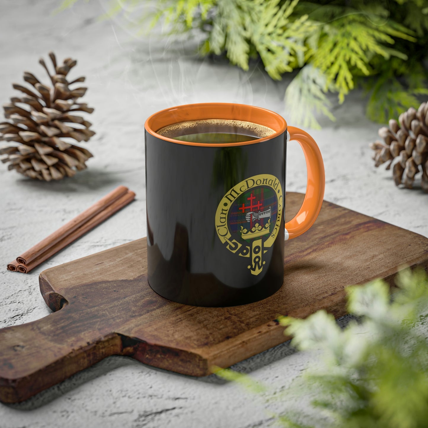 Clan McDonald Comics Coffee Mug - Black