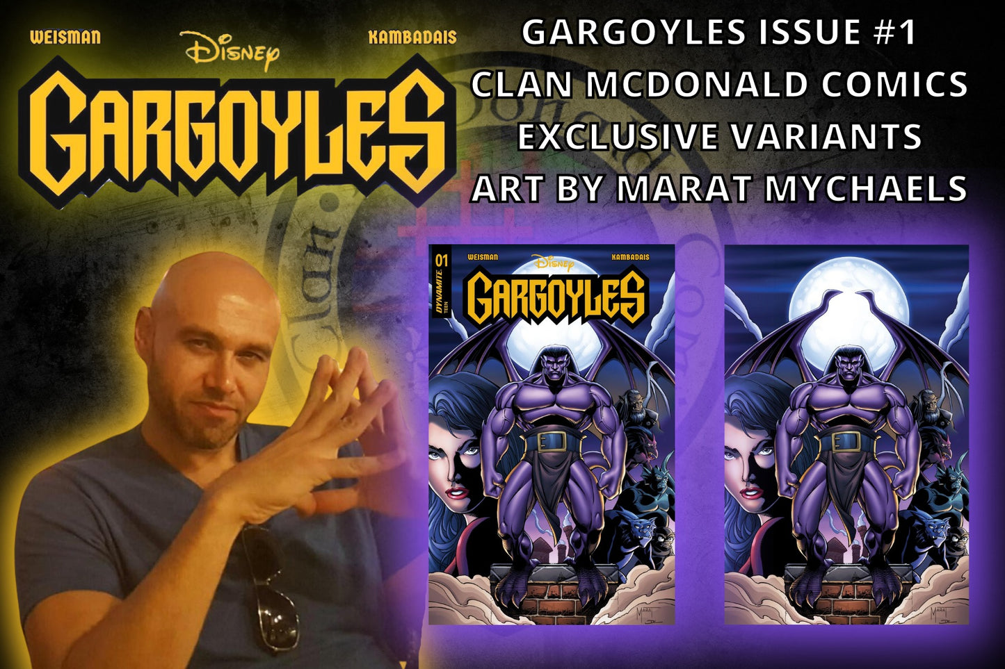 GARGOYLES #1 CLAN McDONALD COMICS EXCLUSIVE