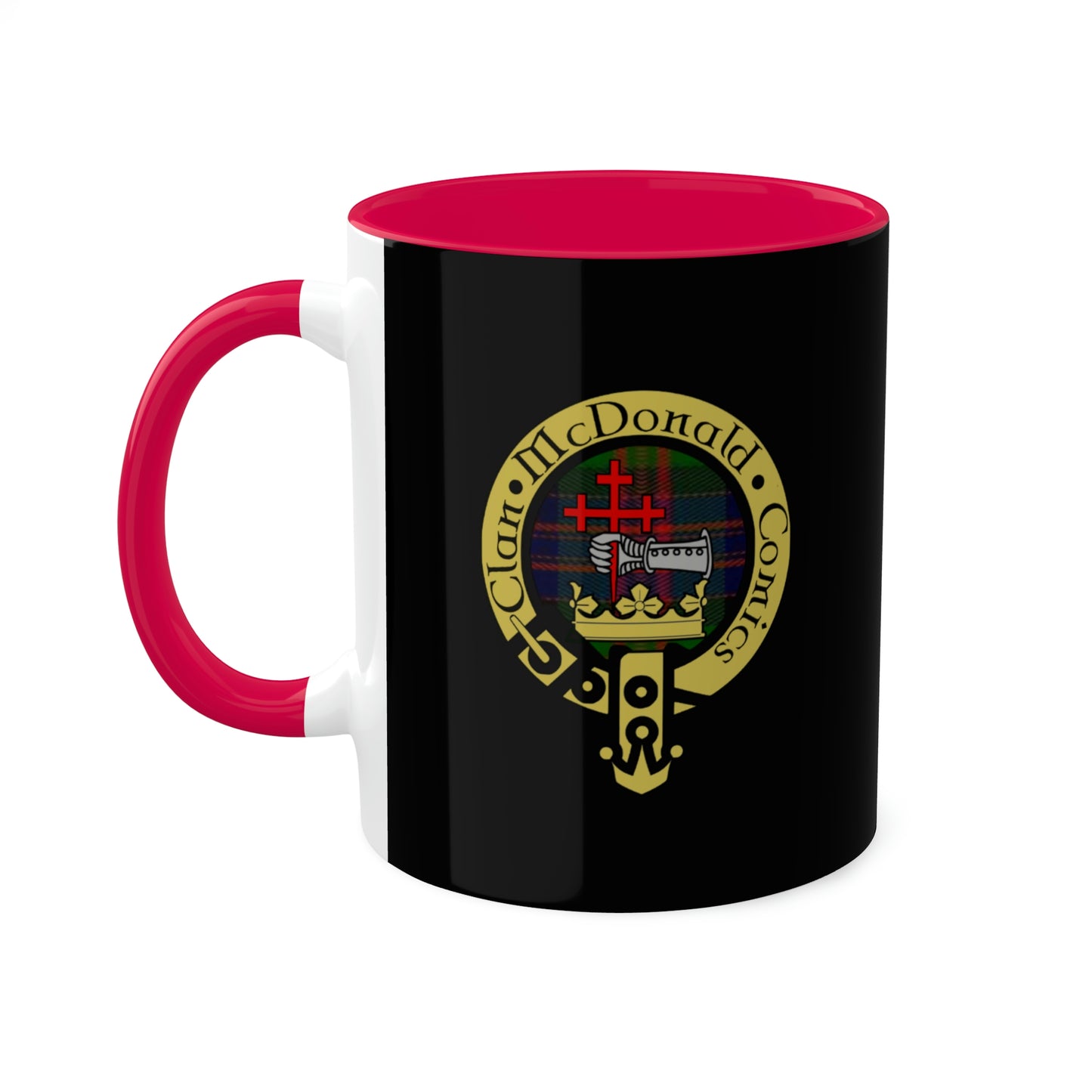 Clan McDonald Comics Coffee Mug - Black