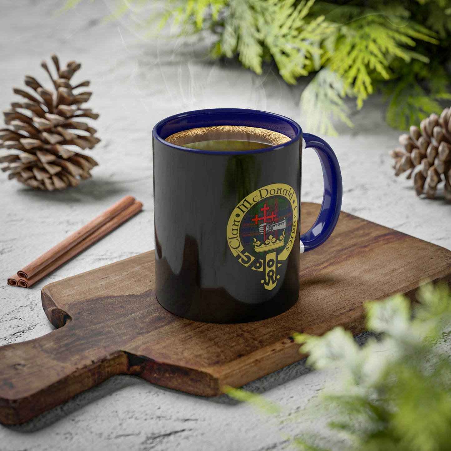 Clan McDonald Comics Coffee Mug - Black