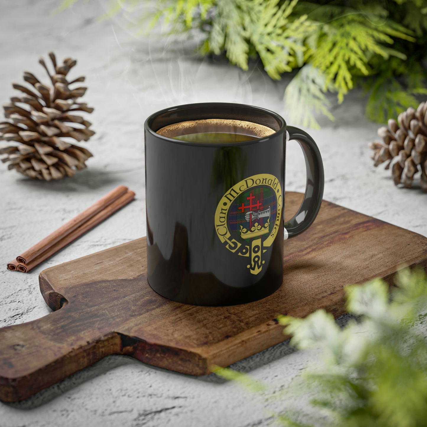 Clan McDonald Comics Coffee Mug - Black