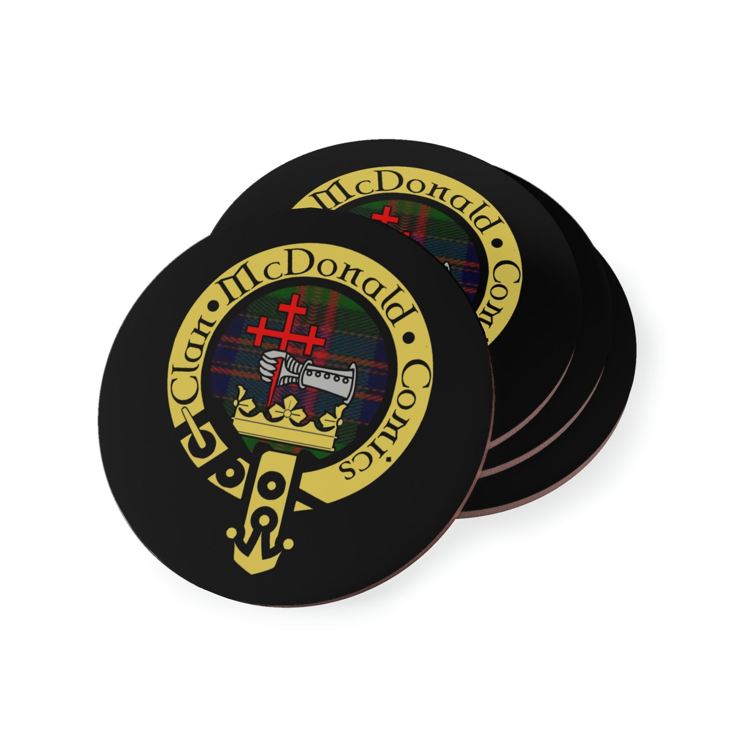 Copy of Clan McDonald Comics Coasters - Black