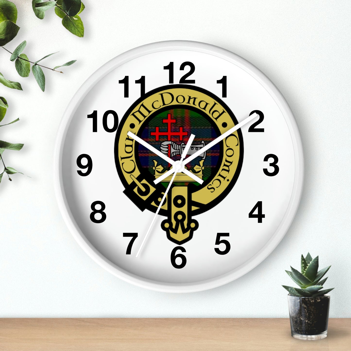 Clan McDonald Comics Wall Clock - 10inch