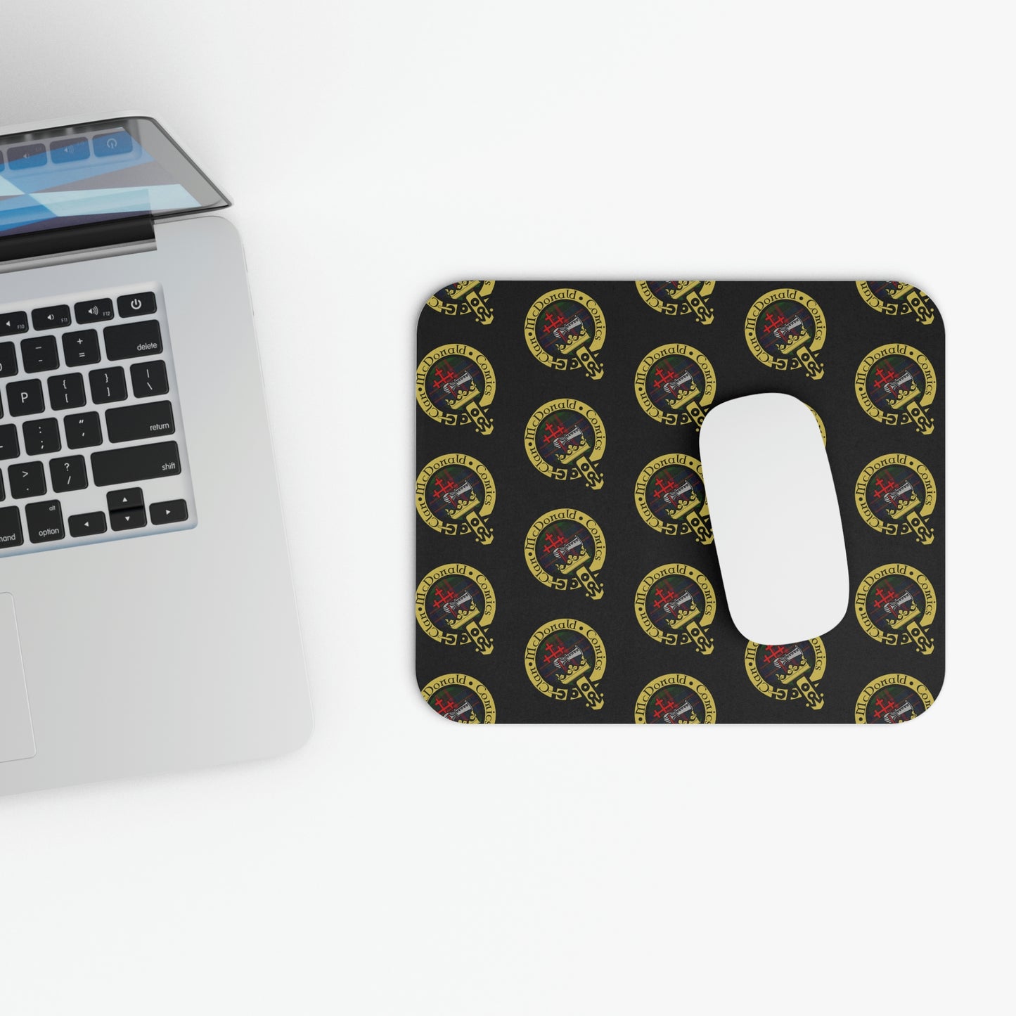 Clan McDonald Comics Mouse Pad (Rectangle) - Black