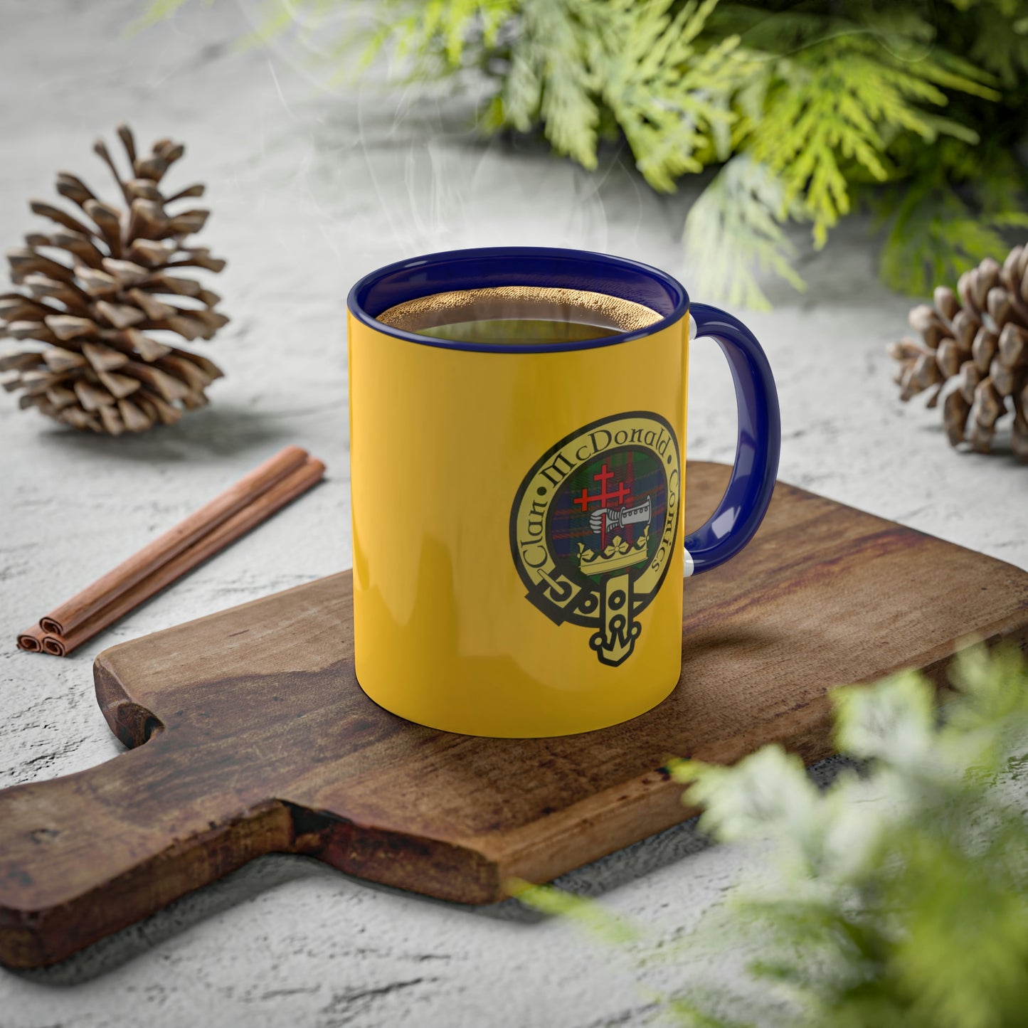 Clan McDonald Comics Coffee Mug - Yellow