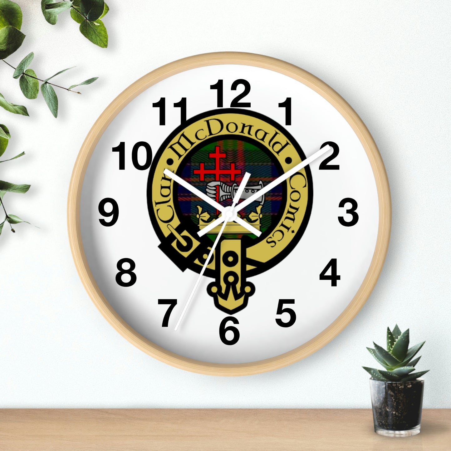 Clan McDonald Comics Wall Clock - 10inch