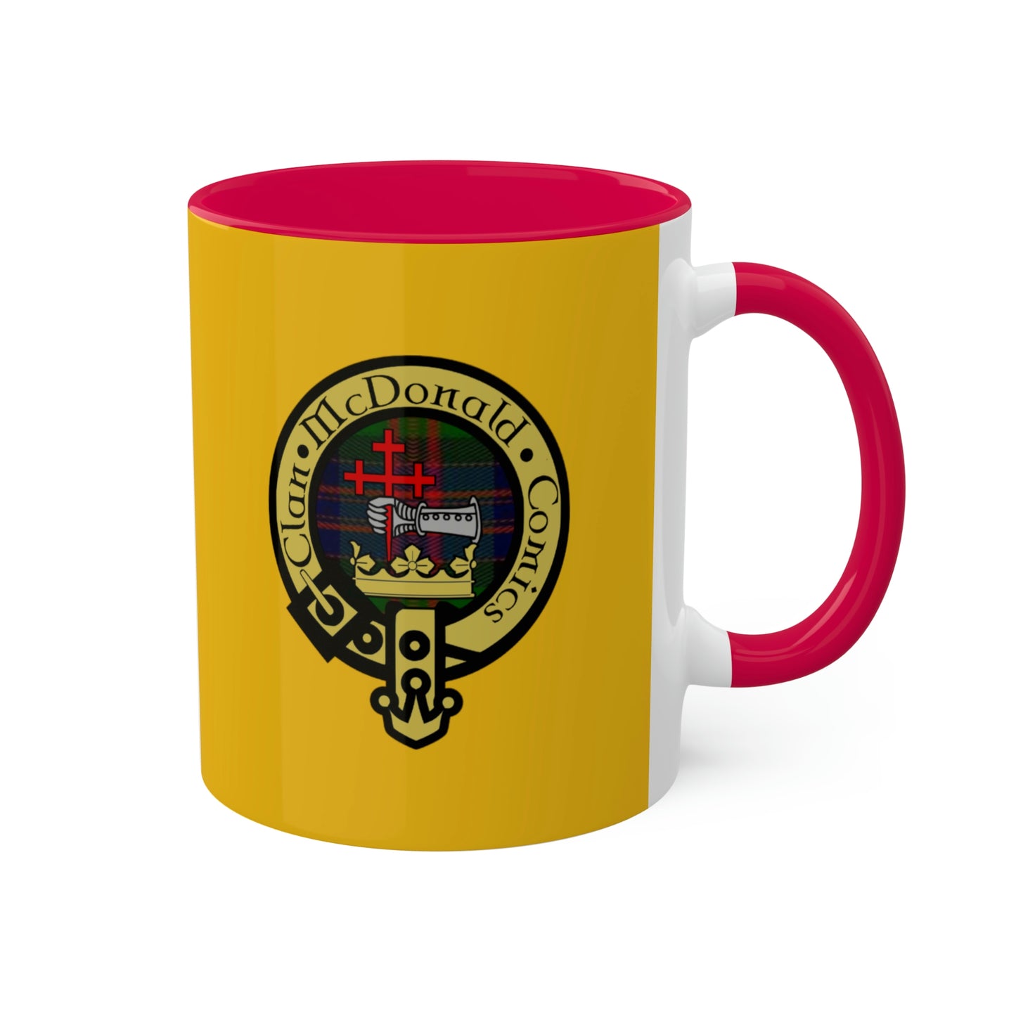 Clan McDonald Comics Coffee Mug - Yellow