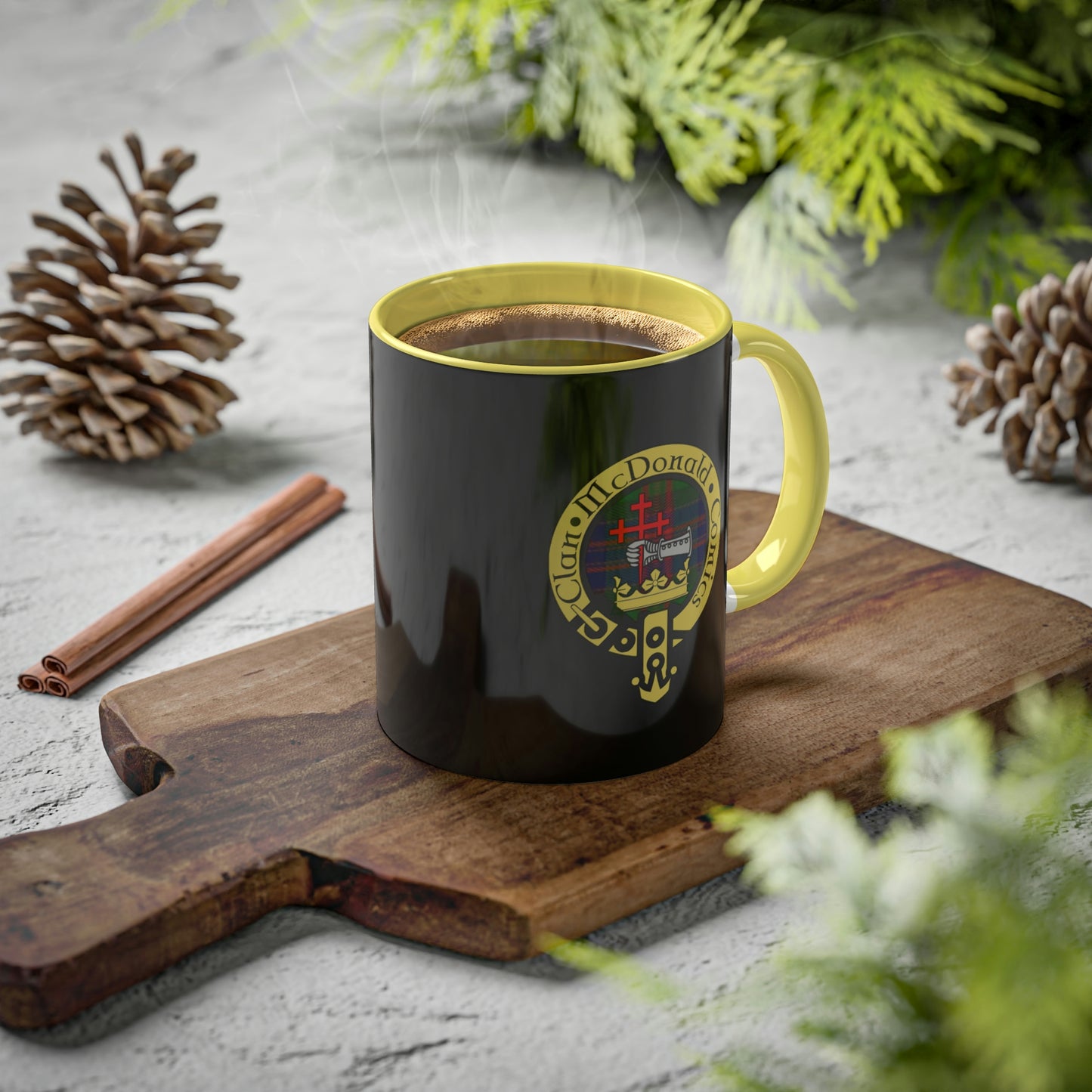 Clan McDonald Comics Coffee Mug - Black