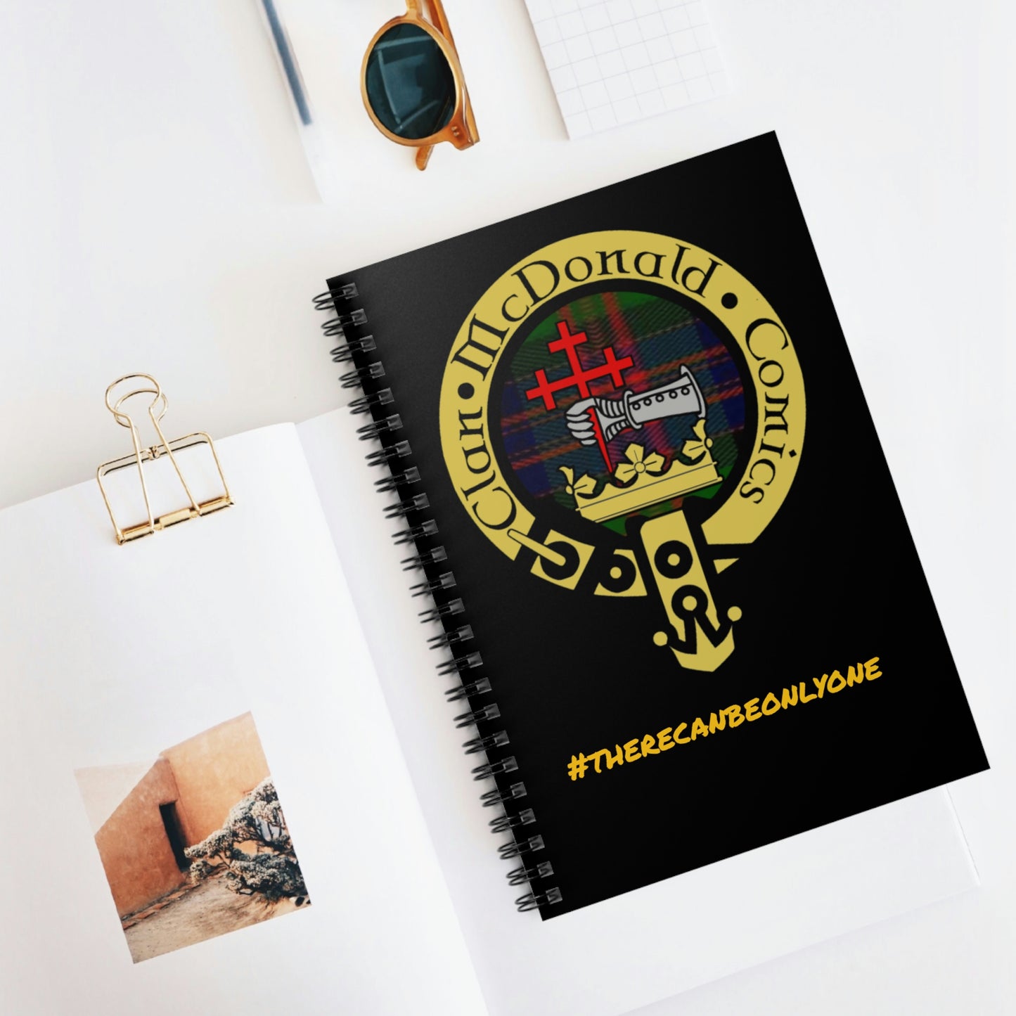 Clan McDonald Comics Spiral Notebook - Ruled Line