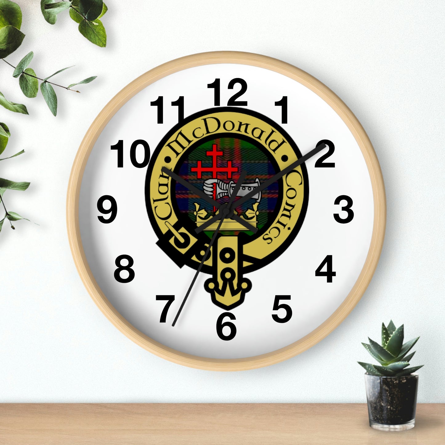 Clan McDonald Comics Wall Clock - 10inch