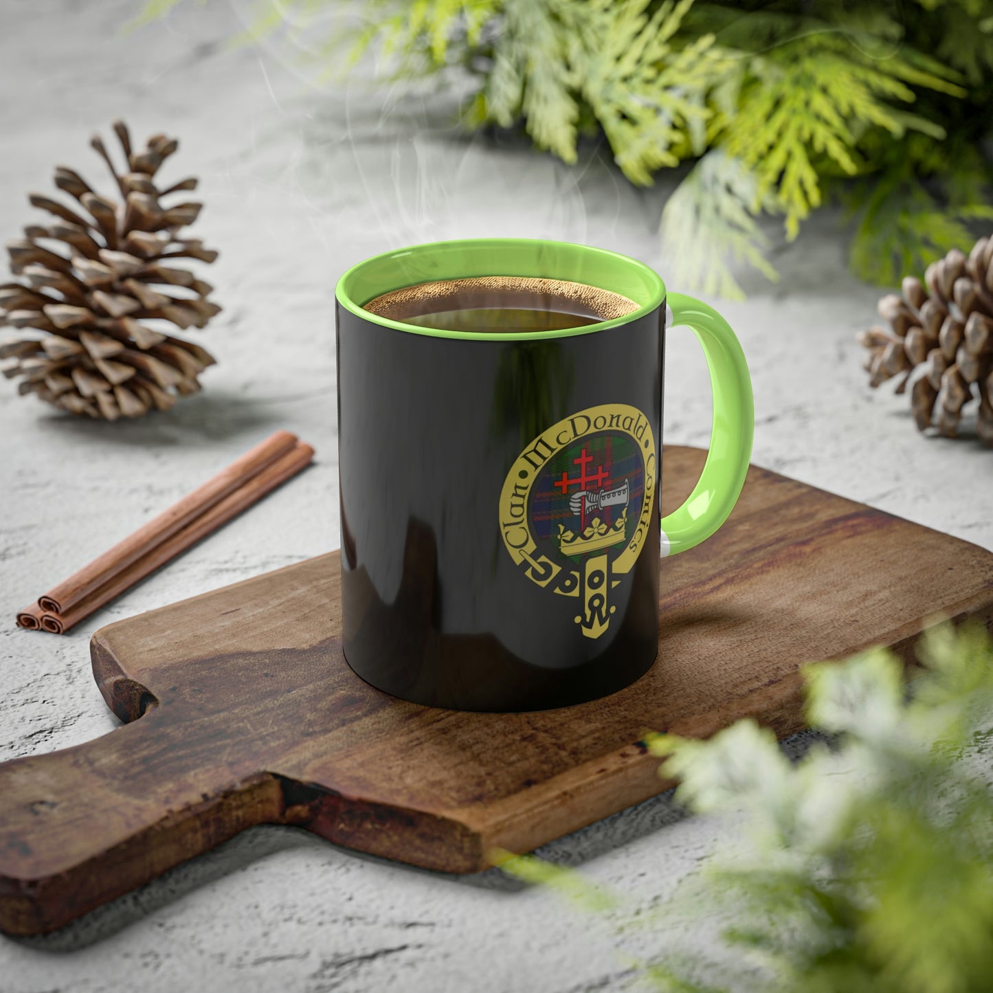 Clan McDonald Comics Coffee Mug - Black