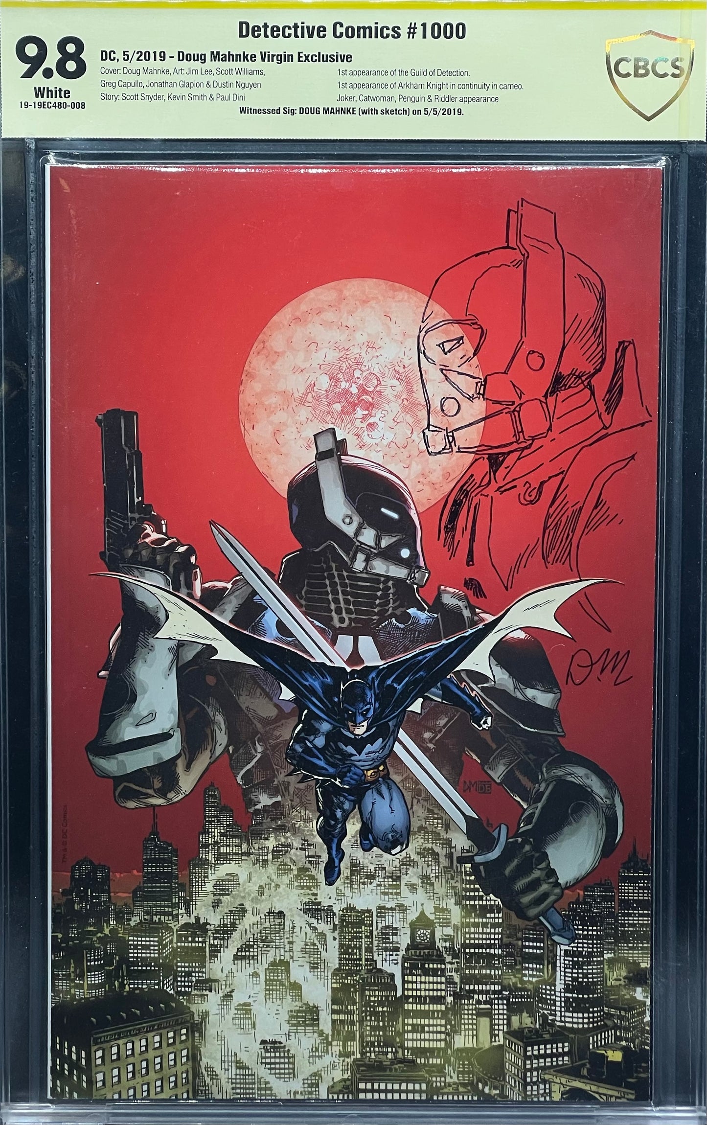Detective Comics #1000 Doug Mahnke Virgin Exclusive CBCS 9.8 Yellow Label