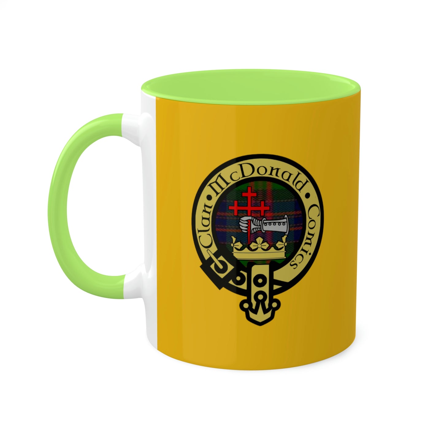 Clan McDonald Comics Coffee Mug - Yellow