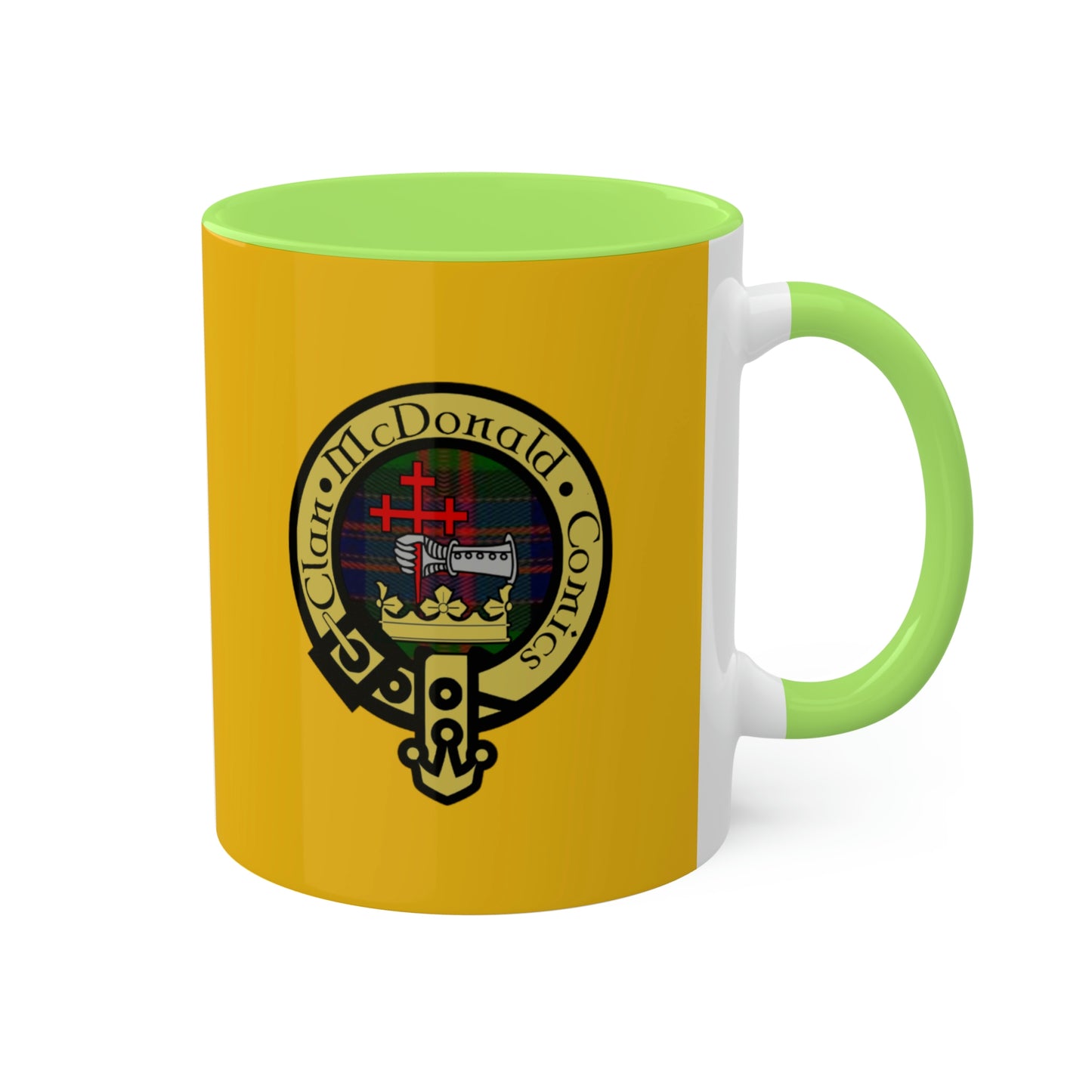 Clan McDonald Comics Coffee Mug - Yellow