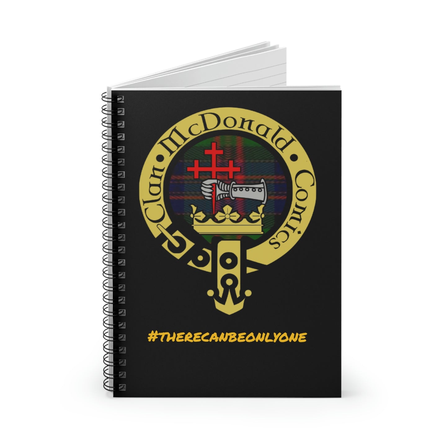 Clan McDonald Comics Spiral Notebook - Ruled Line