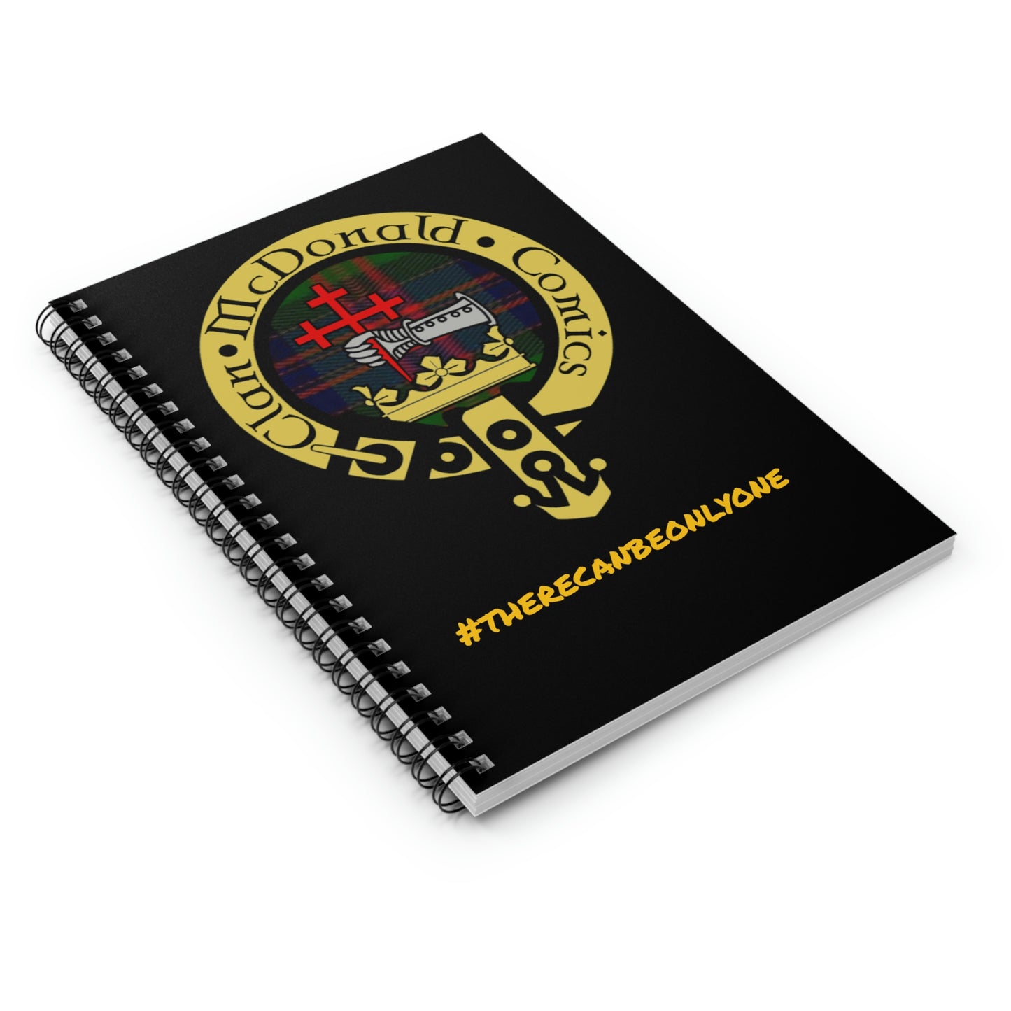 Clan McDonald Comics Spiral Notebook - Ruled Line