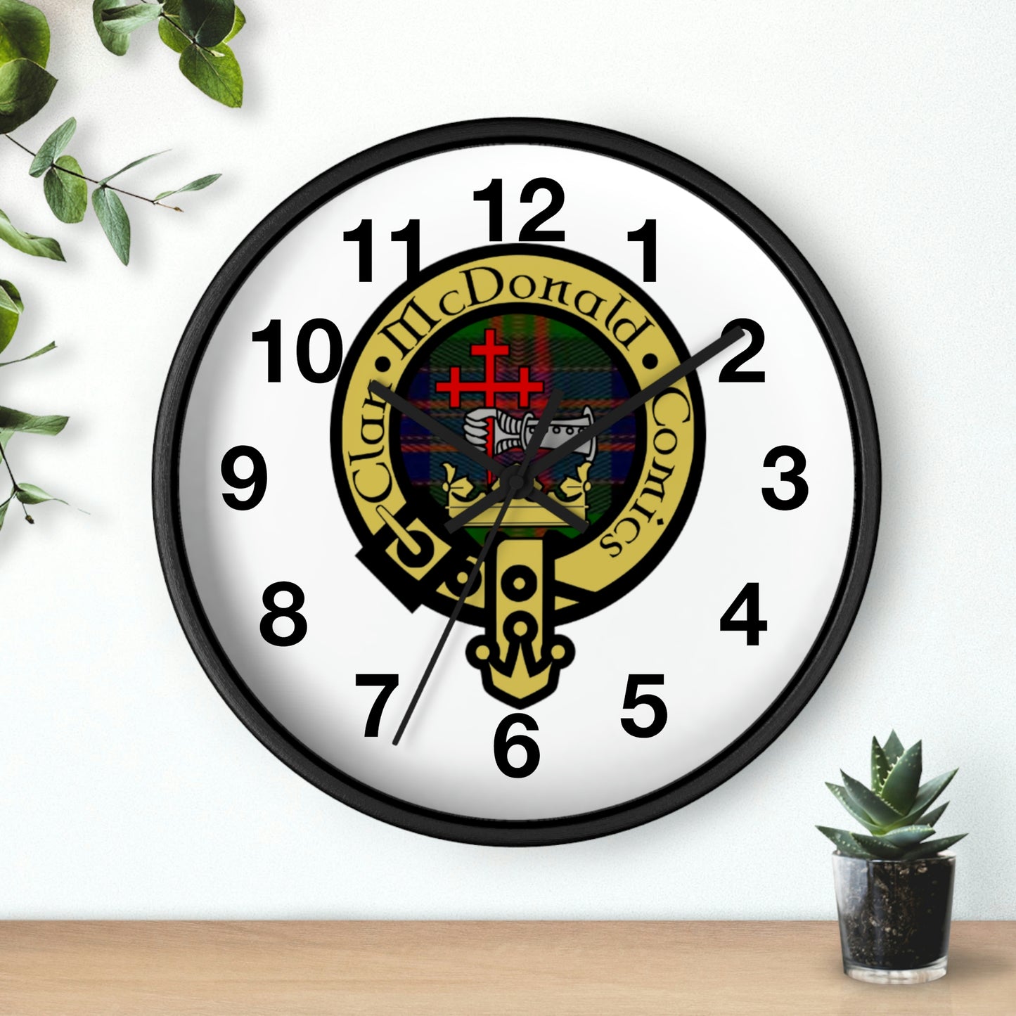 Clan McDonald Comics Wall Clock - 10inch