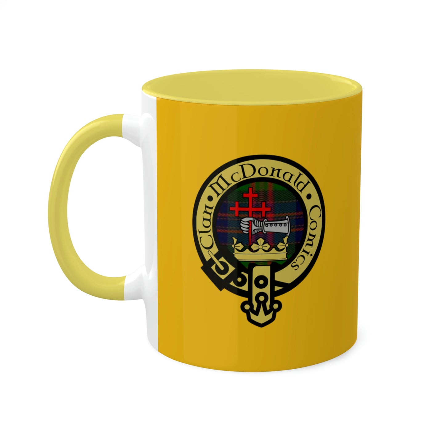 Clan McDonald Comics Coffee Mug - Yellow