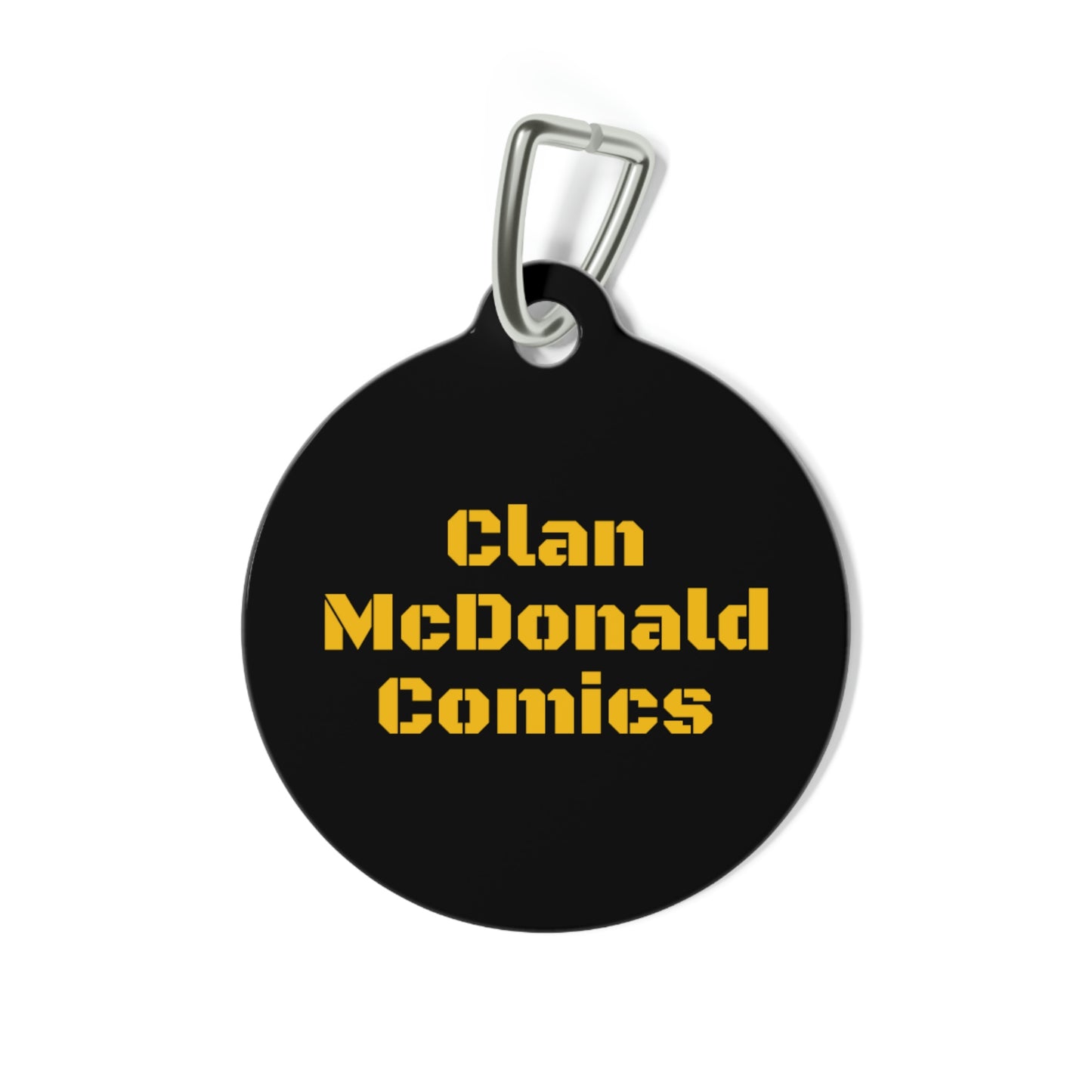 Clan McDonald Comics Pet Tag