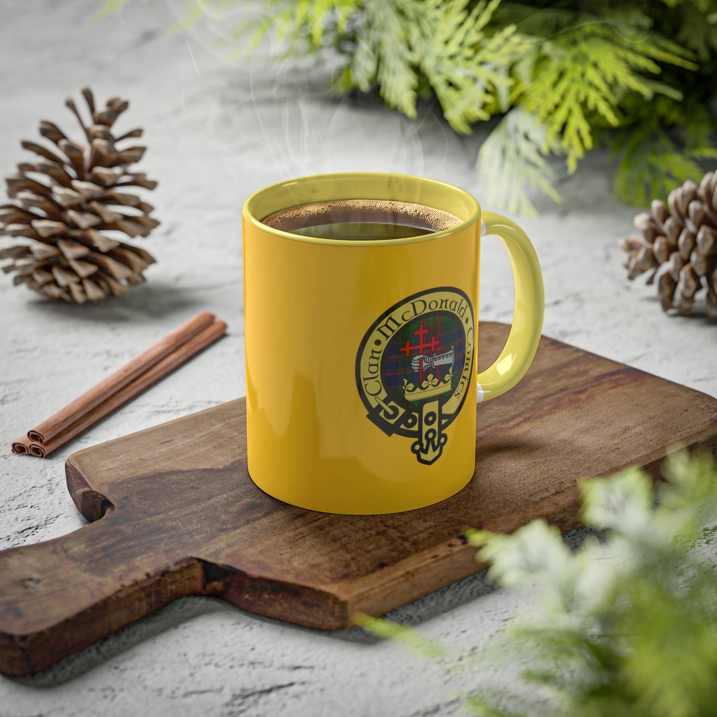 Clan McDonald Comics Coffee Mug - Yellow