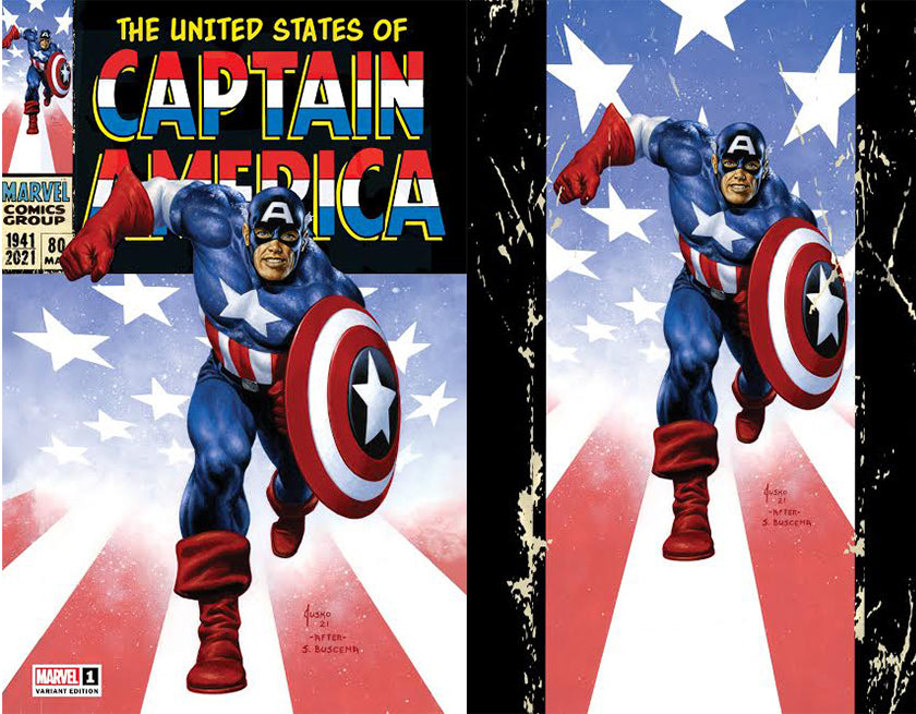 UNITED STATES OF CAPTAIN AMERICA #1 CMC Exclusive Joe Jusko Covers!