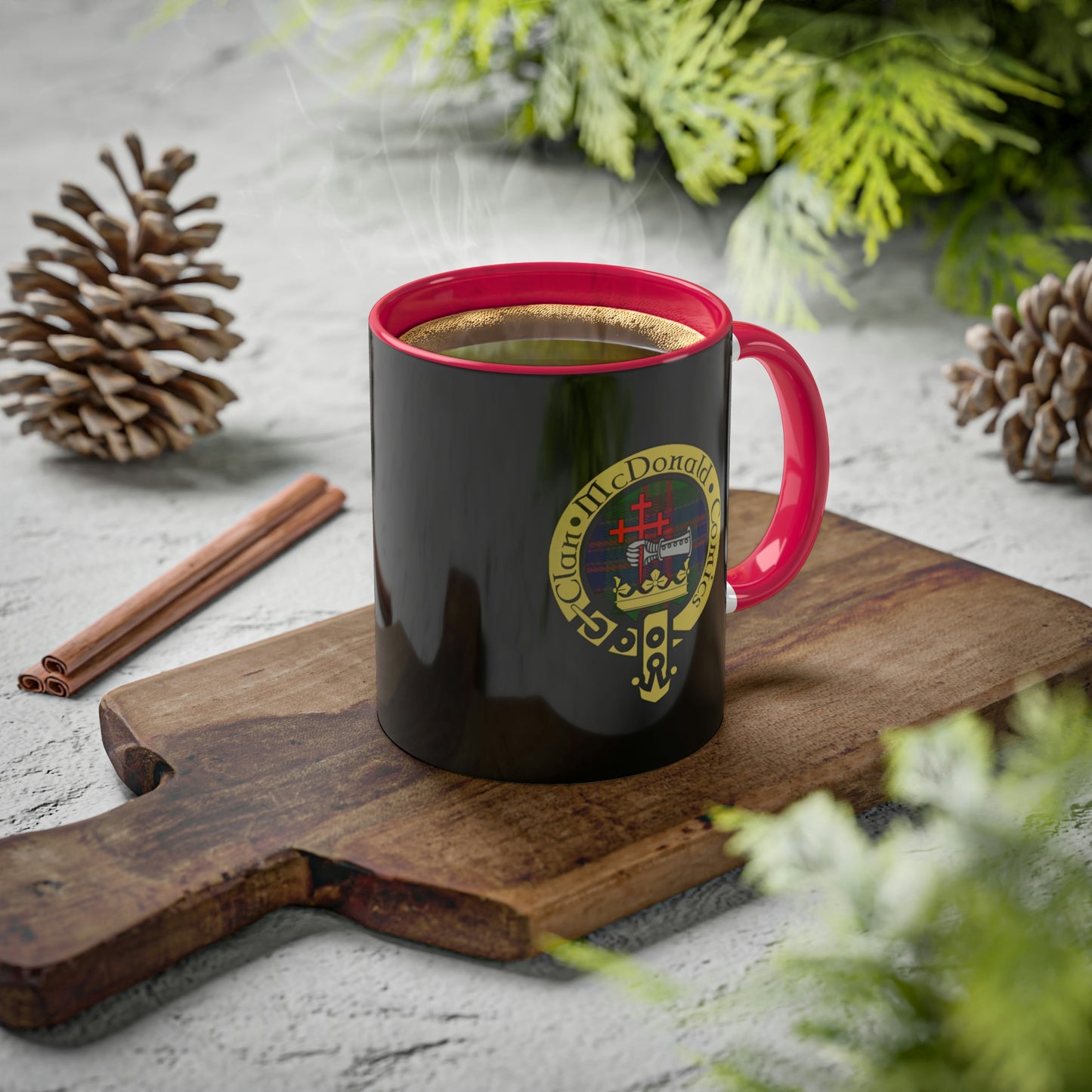 Clan McDonald Comics Coffee Mug - Black