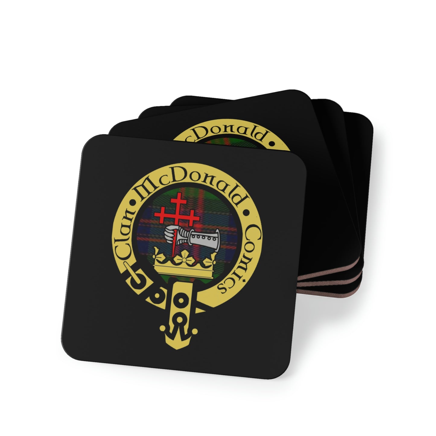 Copy of Clan McDonald Comics Coasters - Black