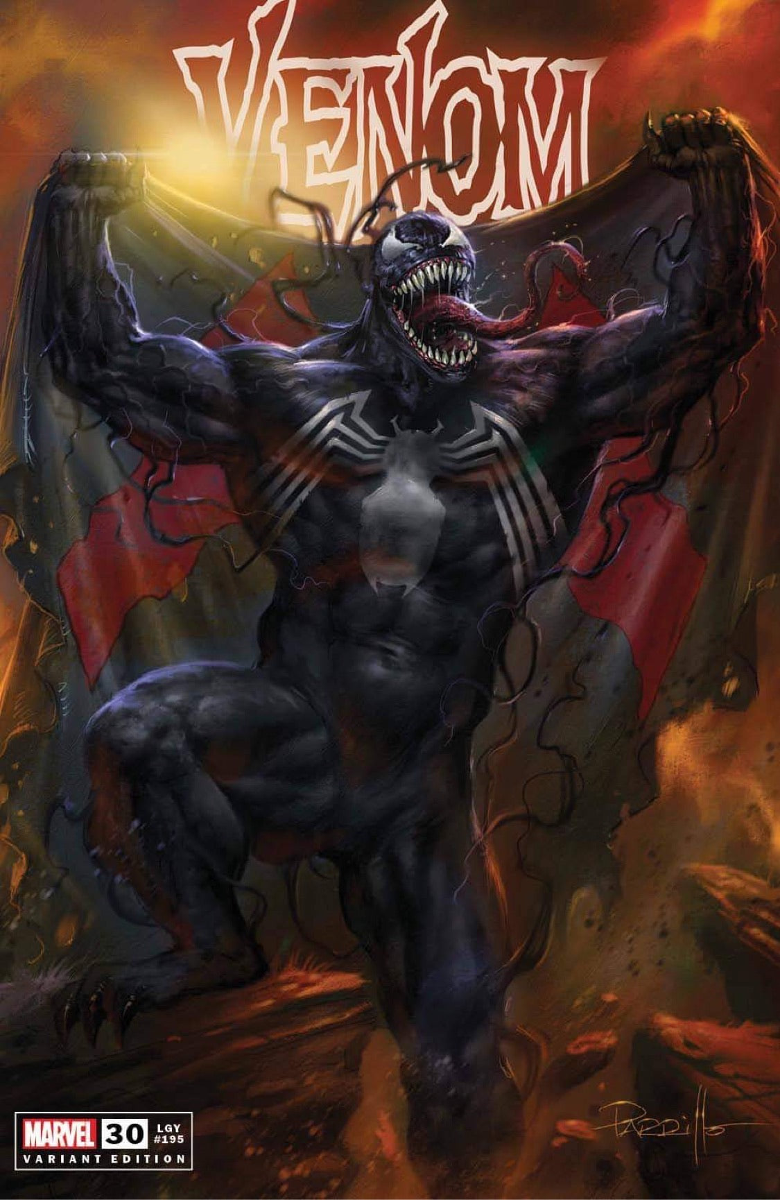 Venom #30 CMC Exclusive by Lucio Parillo Trade Dress