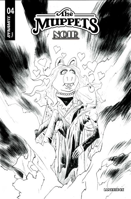 Muppets Noir #4 Cover D 1:10 Jae Lee Line Art Variant