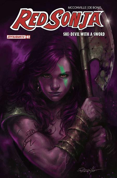 Red Sonja She Devil With A Sword #2 Cover M Lucio Parrillo Ultraviolet Variant