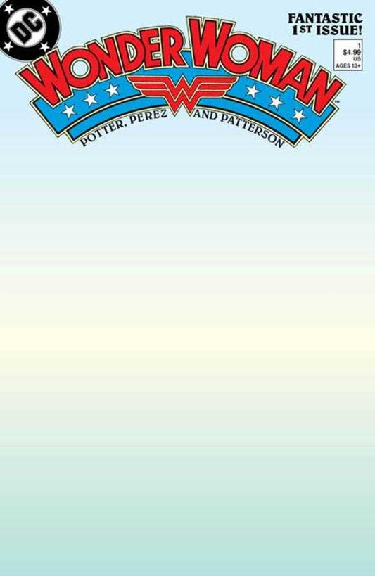 WONDER WOMAN #1 1987 FACSIMILE EDITION CVR B BLANK VAR