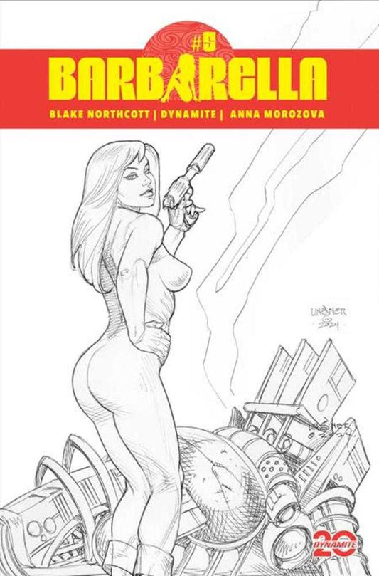 Barbarella #5 (Of 5) Cover G 1:10  Joseph Micheal Linsner Line Art Variant