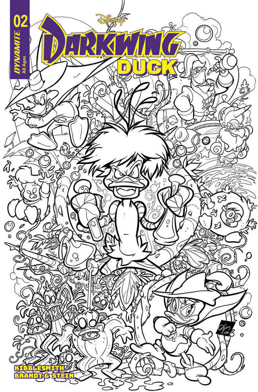 Darkwing Duck #2 Cover H 1:10 Variant Edition Cangialosi Line Art