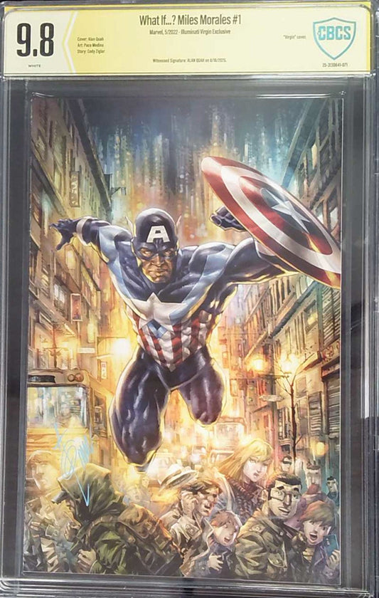 What If...? Miles Morales #1 CBCS Yellow Label 9.8 Illuminati Virgin Exclusive
