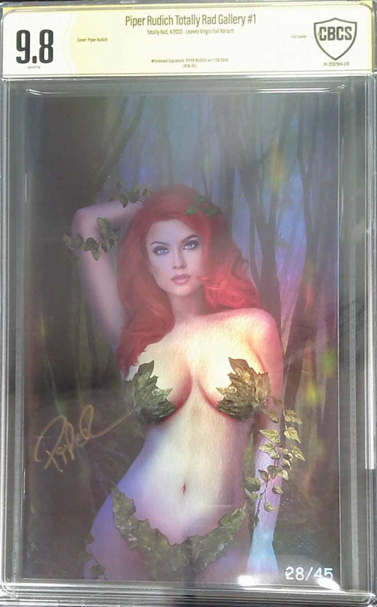 Piper Rudich Totally Rad Gallery #1 CBCS Yellow Label 9.8 Leaves Virgin Foil Variant