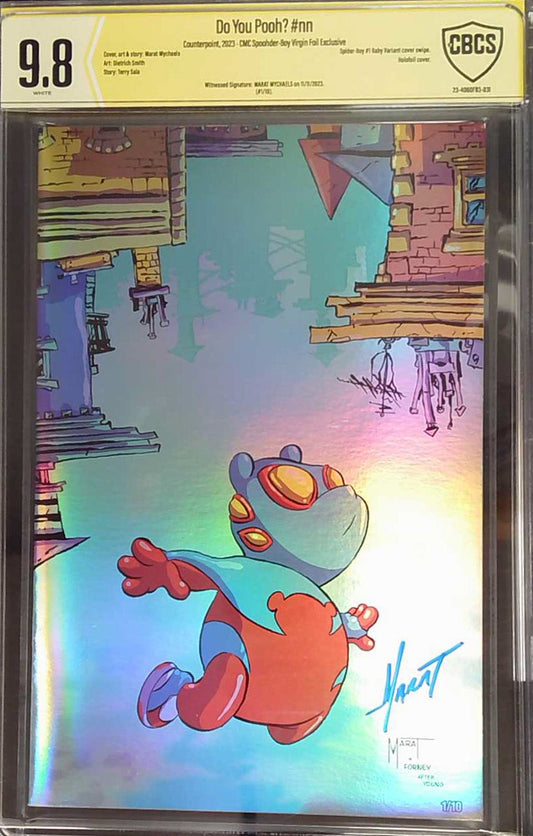 Do You Pooh? #nn CBCS Yellow Label 9.8 CMC-Spoodher-Boy Virgin Foil Exclusive