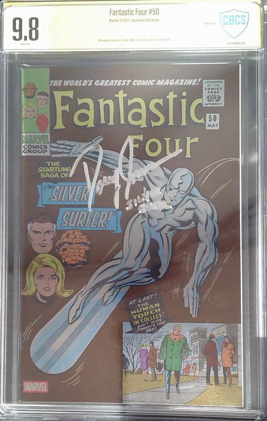 Fantastic Four #50 CBCS Yellow Label 9.8 Facsimile Foil Edition