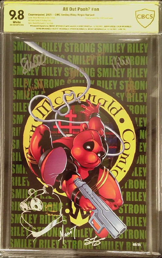 Do You Pooh? #nn CBCS Yellow Label 9.8 CMC Smiley Riley Virgin Variant