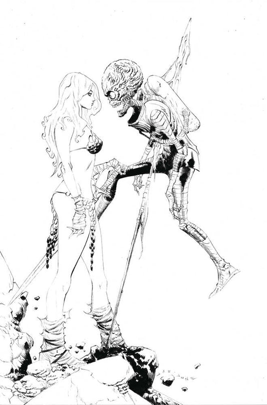 Red Sonja Attacks Mars #2 Cover G 1:15 Variant Edition Lee Line Art Vi