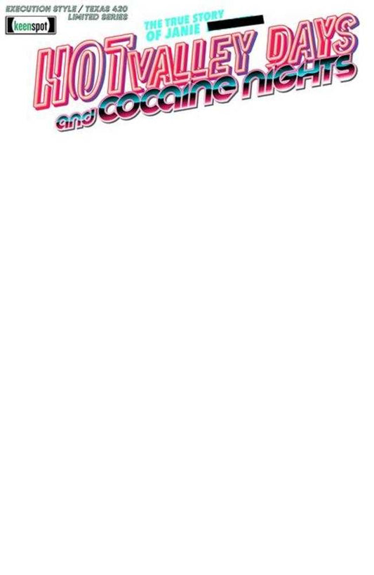 Hot Valley Days #1 Cover B Blank Sketch Variant (Mature)