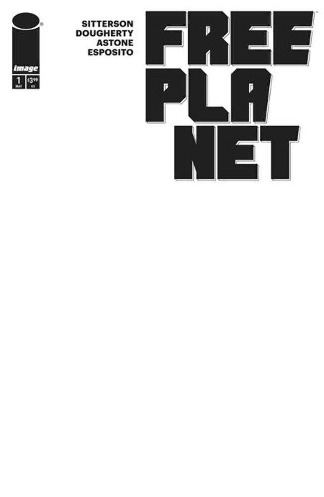 Free Planet #1 Cover C Blank Sketch Variant