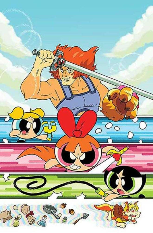 Thundercats Powerpuff Girls #1 Cover K 1:20 Coleman Engle Full Art Variant