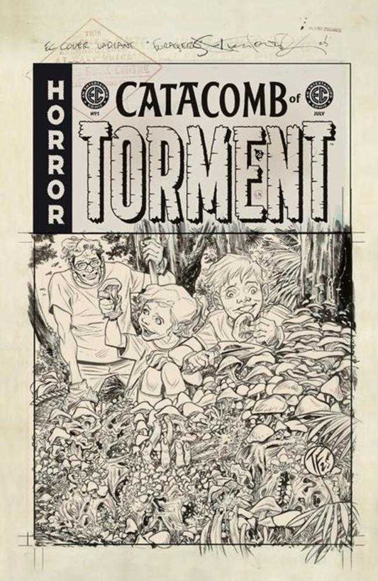 EC Catacomb Of Torment #1 Cover F 1:20 Tom Fowler Black & White Artist Edition Variant